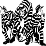 Inmates 1 Clip Art