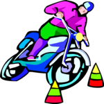 Motorcycle Racing 21 Clip Art