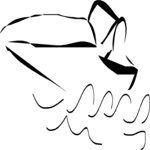 Speed Boat 11 Clip Art