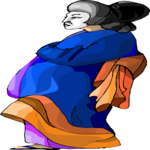 Kabuki Actor 5 Clip Art