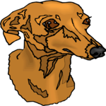 Dog Face 19 Clip Art