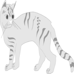 Cat 08 Clip Art