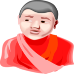 Tibetan Monk Clip Art