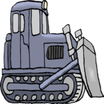 Bulldozer 24 Clip Art