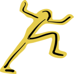 T & F - Runner 05 Clip Art