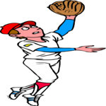 Baseball - Player 11 Clip Art