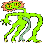 Mutant Creature 117 Clip Art