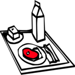 Meal Tray Clip Art