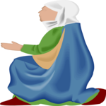 Woman Praying 1 Clip Art