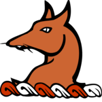 Fox - Head Clip Art