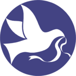 Dove & Ribbon Right Clip Art