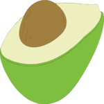 Avocado 05 Clip Art