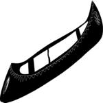 Canoe 05 Clip Art