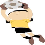 Soccer - Player 63 Clip Art