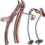 Skis 6 Clip Art