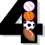 Sporty 4 Clip Art