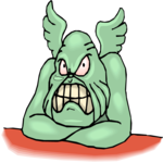 Creature - Angry 1 Clip Art