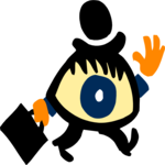 Eye Man Clip Art