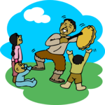 Eskimos Dancing 1 Clip Art