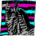 Zebra 02 Clip Art