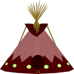 Teepee 14 Clip Art