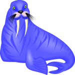 Walrus 04 Clip Art