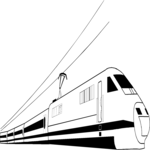 Subway Train 5 Clip Art