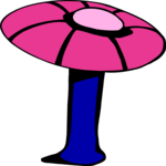 Mushroom Up Clip Art