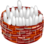 Egg Basket 5 Clip Art