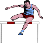 Hurdles 09 Clip Art