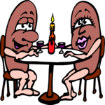 Dining Together Clip Art