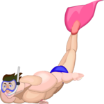 Swimmer 32 Clip Art