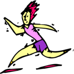 Jogging 18 Clip Art