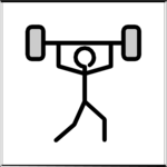 Weight Lifting 03 Clip Art