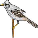 Bird Perched 59 Clip Art