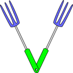 Utensil V Clip Art