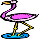Flamingo 13 Clip Art