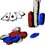 Cards & Chips 3 Clip Art