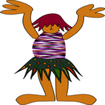 Hula Groovin' 3 Clip Art