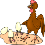 Chicks Hatching 3 Clip Art