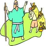 Hezekiah & Gold Clip Art