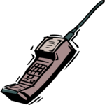 Telephone - Cordless 4 Clip Art