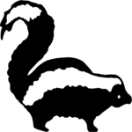 Skunk 1 Clip Art