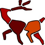 Wooden Caribou Clip Art