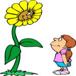 Girl with Flower