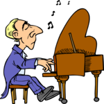 Pianist 16 Clip Art