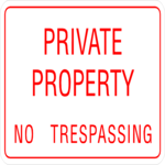 Private Property