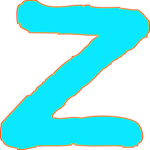 Glow Condensed Z 1 Clip Art