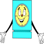 Clock - Cheerful Clip Art