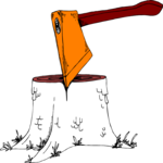 Tree Stump & Axe 4